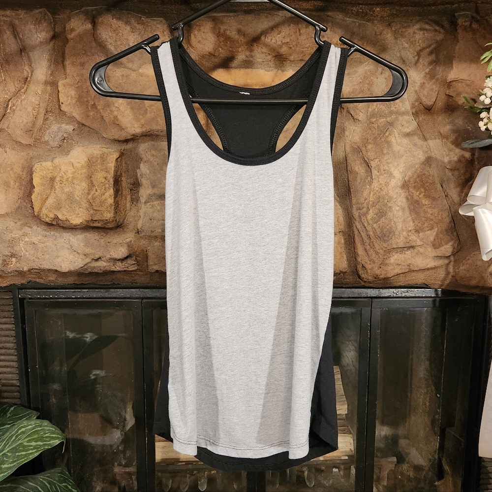 Razorback Tank Top - Grey & Black - Women's Extra Small